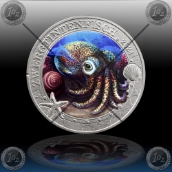 3 EVRO AVSTRIJA 2024 (MARINE LIFE - Hawaiian Bobtail Squid) UNC